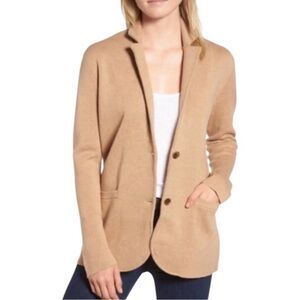 J. Crew Women's Tan Knit Blazer